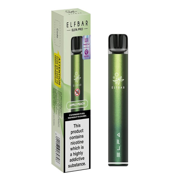 Elf Bar Elfa Pro Prefilled Pod Starter Kit Box of 10-Aurora Green-vapeukwholesale