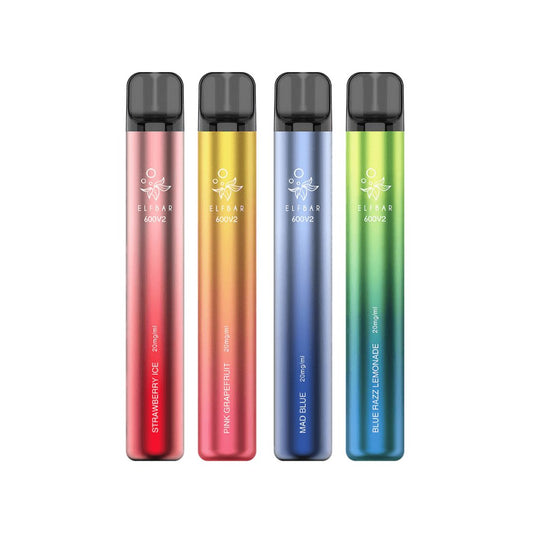 Elf Bar V2 600 Disposable Vape Puff Pod Box of 10-Rinbow Cloudd-vapeukwholesale