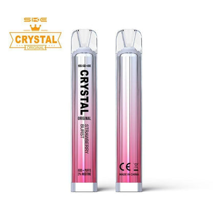 Ske Crystal Original 600 Disposable Vape Pod Device-Strawberry Ice Cream-vapeukwholesale